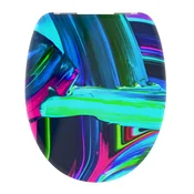 WC deska Schütte NEON PAINT Duroplast, Soft Close