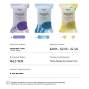 Ecoco Zamenske glave za WC cetku, Lavanda, 32 komada, Ljubicaste