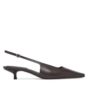 Salonarji Calvin Klein Kitten Heel Pump Sling Hdw HW0HW03168 Črna