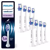 Philips Sonicare Sensitive HX6058/87 nadomestne glave za zobno ščetko 8 kos