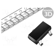 OEM Tranzistor PNP -30V 1.5A 0.5W Hfe=100-320 SOT89