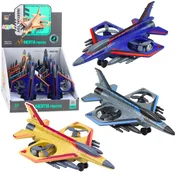 slomart Vojaško Bojno Letalo z Vrtečimi se Propelerji - LEAN TOYS