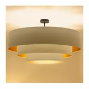 Brilagi - Pritrjen stropni lestenec LUNETA 3xE27/60W/230V O 80 cm kremna/zlata