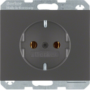 Berker Berker SCHUKO vtičnica antracit mat, lak 47157006, (20859696)
