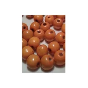 Drvena perla lopta 12 mm narandzasta