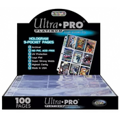 UltraPRO: Platinum omoti stranica za 9 kartica - 100 kom/pak