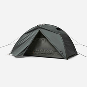 Šator za trekking MT500 kupolasti za 2 osobe sivi
