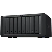 Synology DiskStation DS1821+, Tower, 8-Bay 3.5 SATA HDD/SSD, 2 x M.2 2280 NVMe SSD, CPU AMD Ryzen Quad-core 2.2 GHz, 4 GB DDR4 ECC SODIMM, 4 x RJ-45