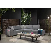 Atelier del Sofa Ugaona sofa na razvlacenje, Loft, 230 x 285 cm, Siva