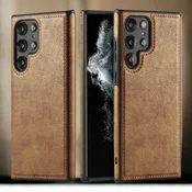 Ovitek Leather za Samsung Galaxy S23 Ultra