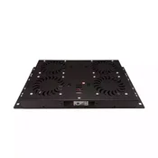 MIRSAN Ventilator panel sa 4 ventilatora i termostatom analognim Mirsan MR.FAN4AT.01 crni