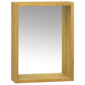 Ormaric s ogledalom 30 x 10 x 40 cm od masivne tikovine