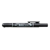 Marker za alkohol ZEBRA Mckie s gumbom za pritisak 1,3 mm crni 51061