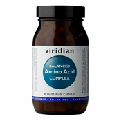 VIRIDIAN nutrition Balanced Amino Acid Complex (Mešanica esencialnih aminokislin), 90 kapsul