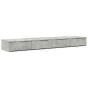Ladice za krevet s ladicama Betonski sivi 135 x 36,5 x 16,5 cm