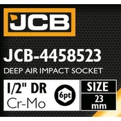 JCB NASTAVAK udarni DUBOKI 1/2 Cr-Mo 6-kraki 23mm KLJUC ZA MATICE