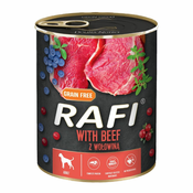 DNT Dolina Noteci Rafi Wet dog food with beef, blueberries and cranberries - 800g