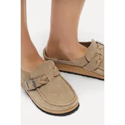 BIRKENSTOCK Nizki natikači Buckley  temno bež