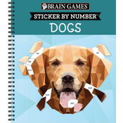 Brain Games - Sticker by Number: Dogs (28 Images to Sticker)