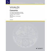 VIVALDI:CONCERTO FOR 2 VIOLINS,STRING ORC./ORGAN A-MOLL OP.3/8 PIANO REDUCTION