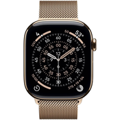 Pametni sat Apple - Watch S11 Cellular, 46 mm, M/L, Gold Titanium/Milanese Loop