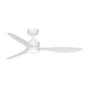 ZEVENTI - LED plafonski ventilator sa prigušiva LED/20W/230V 2700-6500K 132cm beo+DO