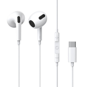 Baseus Encok c17 In-ear slušalice USB Type-C konektorom i mikrofonom (NGCR010002): bijele