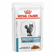 ROYAL CANIN 12x85g Royal Canin Veterinary Diet Feline Sensitivity Control pišč.