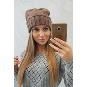 Womens cap Danuta K331 mocca