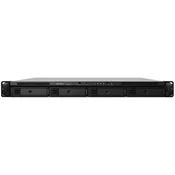Synology RackStation RS822RP+; Rack 1U; AMD Ryzen V1500B 4-core 2.2 GHz; 2 GB DDR4 ECC SODIMM; 4x 3.52.5 HDD bays; 4x RJ-45 1GbE LAN Port