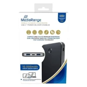 MediaRange Mobilni punjac I Powerbank, 10.000mAh, Li-Po cell, s tehnologijom brzog punjenja USB-C™ , MR753