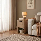 Hanah Home nocni ormaric Rovel, 30 cm, prirodno drvo