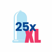 Mešanica 25 XXL kondomov