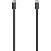 Hama kabl USB-C (muški) na USB-C (muški) 0.75m crni