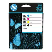 HP 6ZC74AE nr.912 BK/C/M/Y, komplet originalnih kartuš
