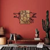 Wallity Zidna dekoracija World Map-324, 118x3x70cm, Hrast