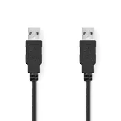 USB 2.0 Kabel | USB-A m – USB-A M | 2 m | Box Pack | NEDIS
