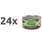 Oasy Dog Natury Adult fileji v želeju, konzerva - piščanec, jetra in zelenjava - 150 g 24 x 150 g