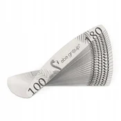 Aba Group HALF-MOON 100/180 SLIM pilica za nohte - serija FLAMING, 25 kosov