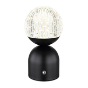 Globo 21007S - LED Prigušiva stolna lampa na dodir JULSY LED/2W/5V crna