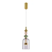 Milagro Milagro ARTE viseča LED-svetilka, 12 W, O 13 cm, medenina