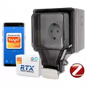 shumee Zunanja nadometna vtičnica RTX IP67 za vrt MERJENJE ENERGIJE TUYA ZigBee