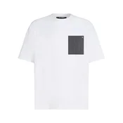 Karl Lagerfeld Majica temno siva / bela