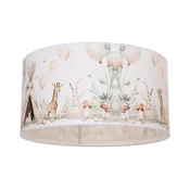 Decije plafonsko svetlo KIDS ROOM 1xE27/60W/230V, O 40 cm, sa motivom životinja