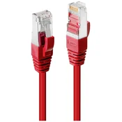 LINDY Lindy Cat.6 SSTP / S/FTP PIMF Premium 0\,5 m omrežni kabel rdeči 0\,5 m LINDY 45621 RJ45 omrežni kabel\, Patch kabel 0.50 m rdeča 1 kos, (20415334)