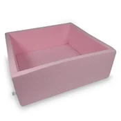 shumee Suhi bazen 110x110x40cm pudrasto roza brez kroglic