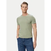 Tommy Jeans Majica DM0DM04411 Khaki Slim Fit