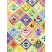 Cobble Hill Puzzle Quilt s košarami sadja 1000 kosov
