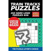 Train Tracks Puzzles: 250 Hard Logic Puzzles 6x6
