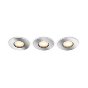 Philips-SET 3xLED Zatemnitvena svetilka Hue ADORE BATHROOM 1xGU10/4,2W/230V IP44